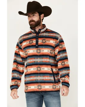 Product Name:  Cinch Men's Southwestern Striped 1/4 Snap Polar Fleece Pullover