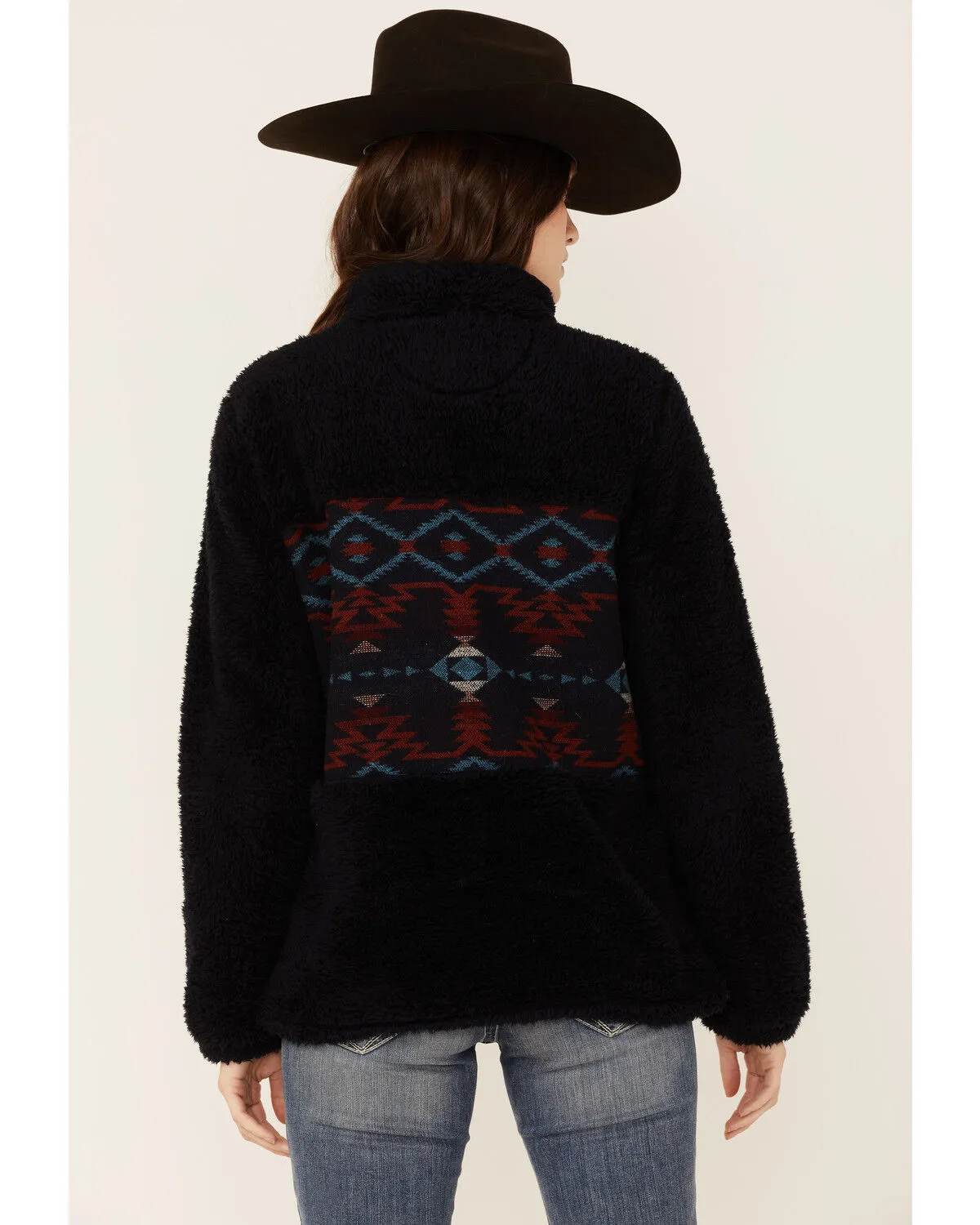 Product Name:  Outback Trading Co Women's Fleece Abigail Southwestern Henley Pullover