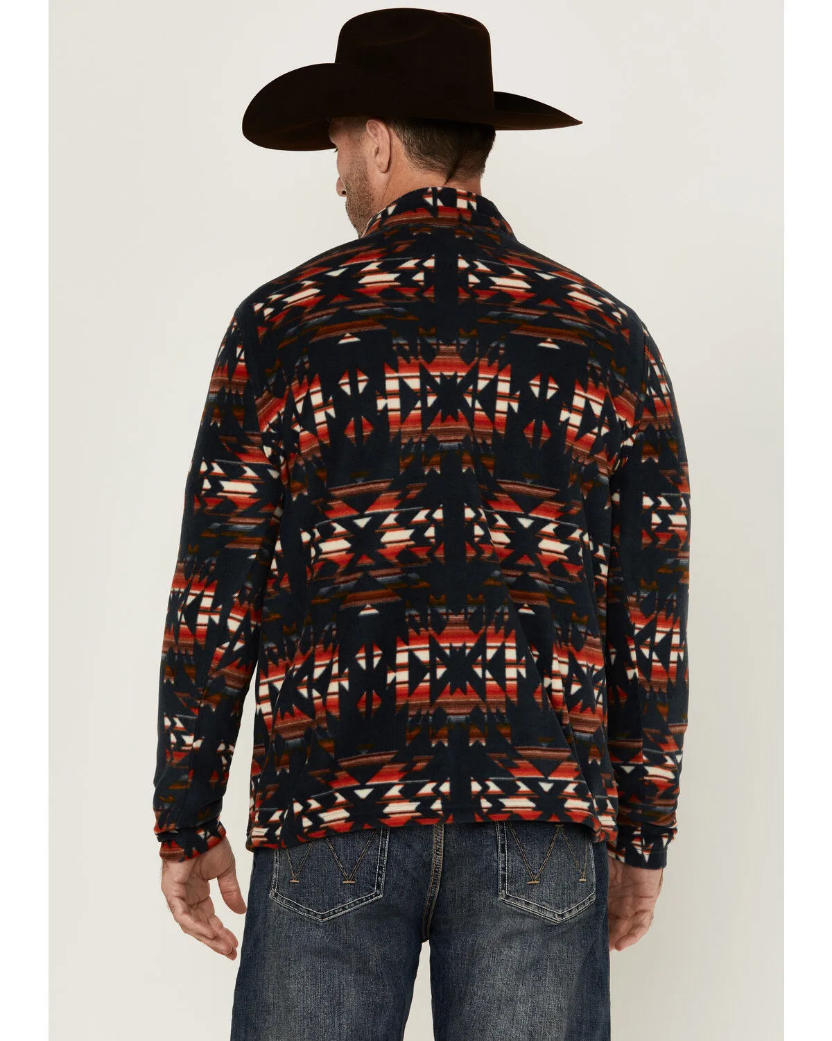 Product Name:  RANK 45® Men's Winston Southwestern Print 1/4 Zip Pullover