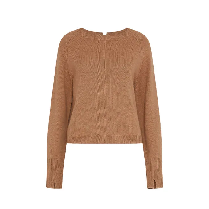 PULLOVER ANSIA Donna Camel