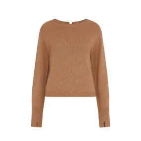 PULLOVER ANSIA Donna Camel