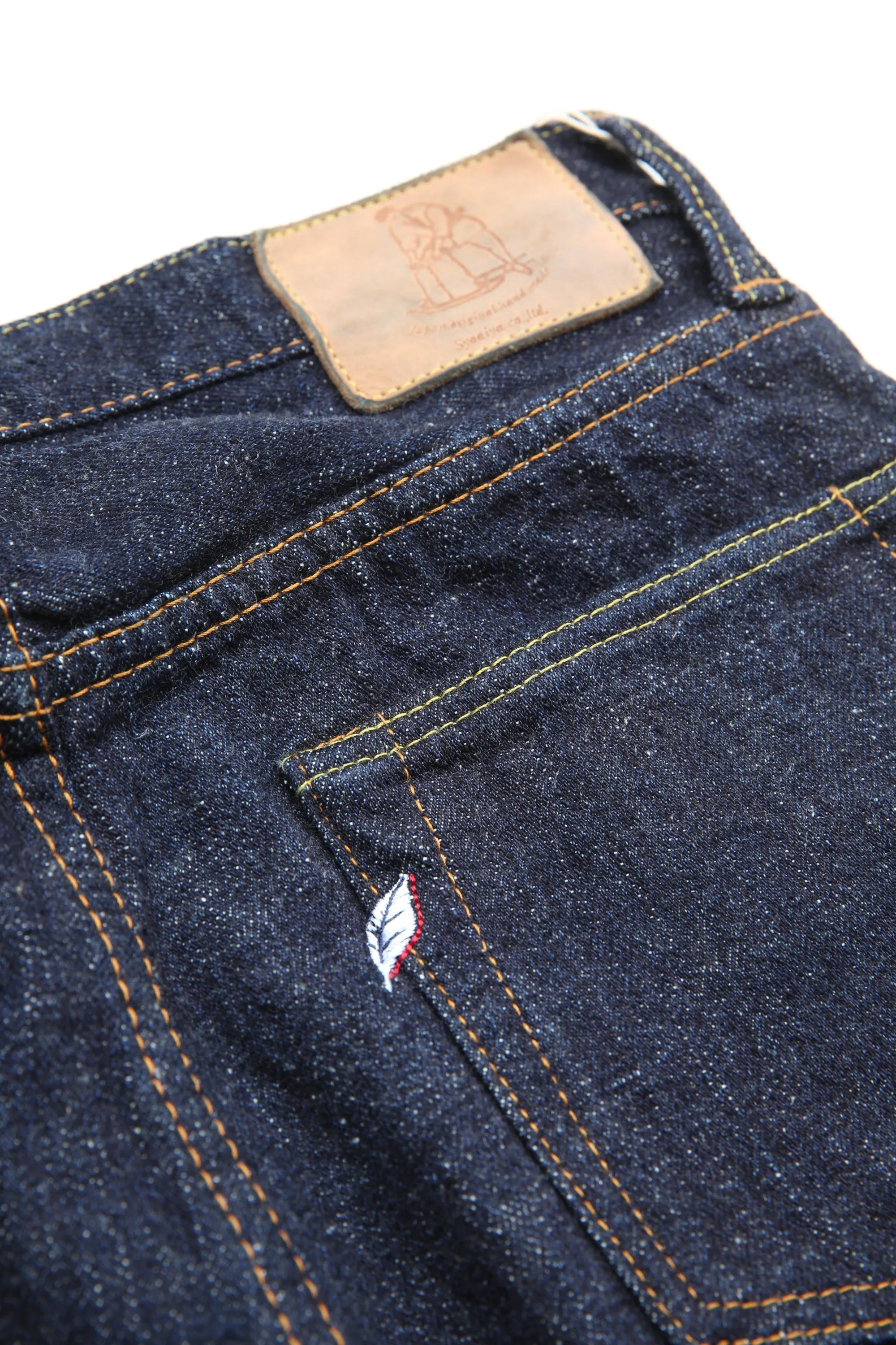 Pure Blue Japan SLB-003 Men's Woven Jeans 16.5oz Slub Denim Regular St