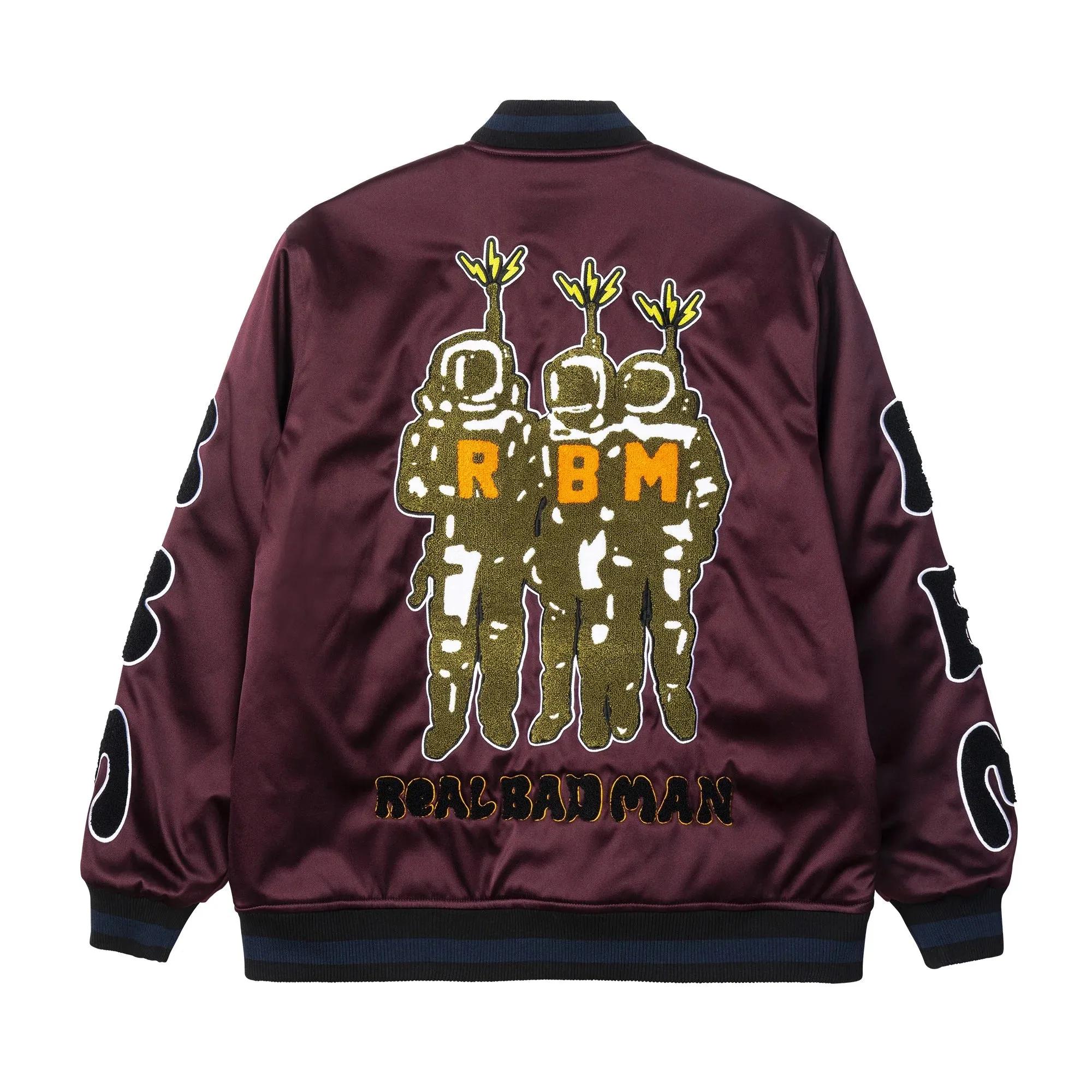 Real Bad Man RBM Team Jacket 'Deep Burgundy'