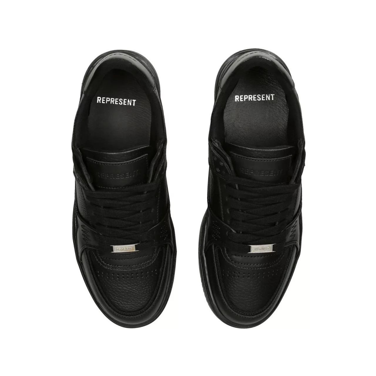 REPRESENT Apex Low-Top Trainers - Black