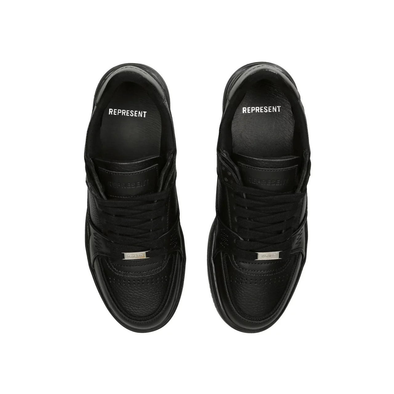 REPRESENT Apex Low-Top Trainers - Black