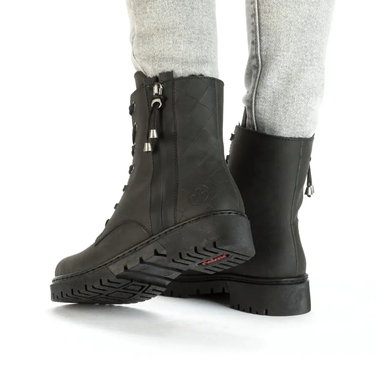 Rieker Y2441-00 Black Ankle Boot