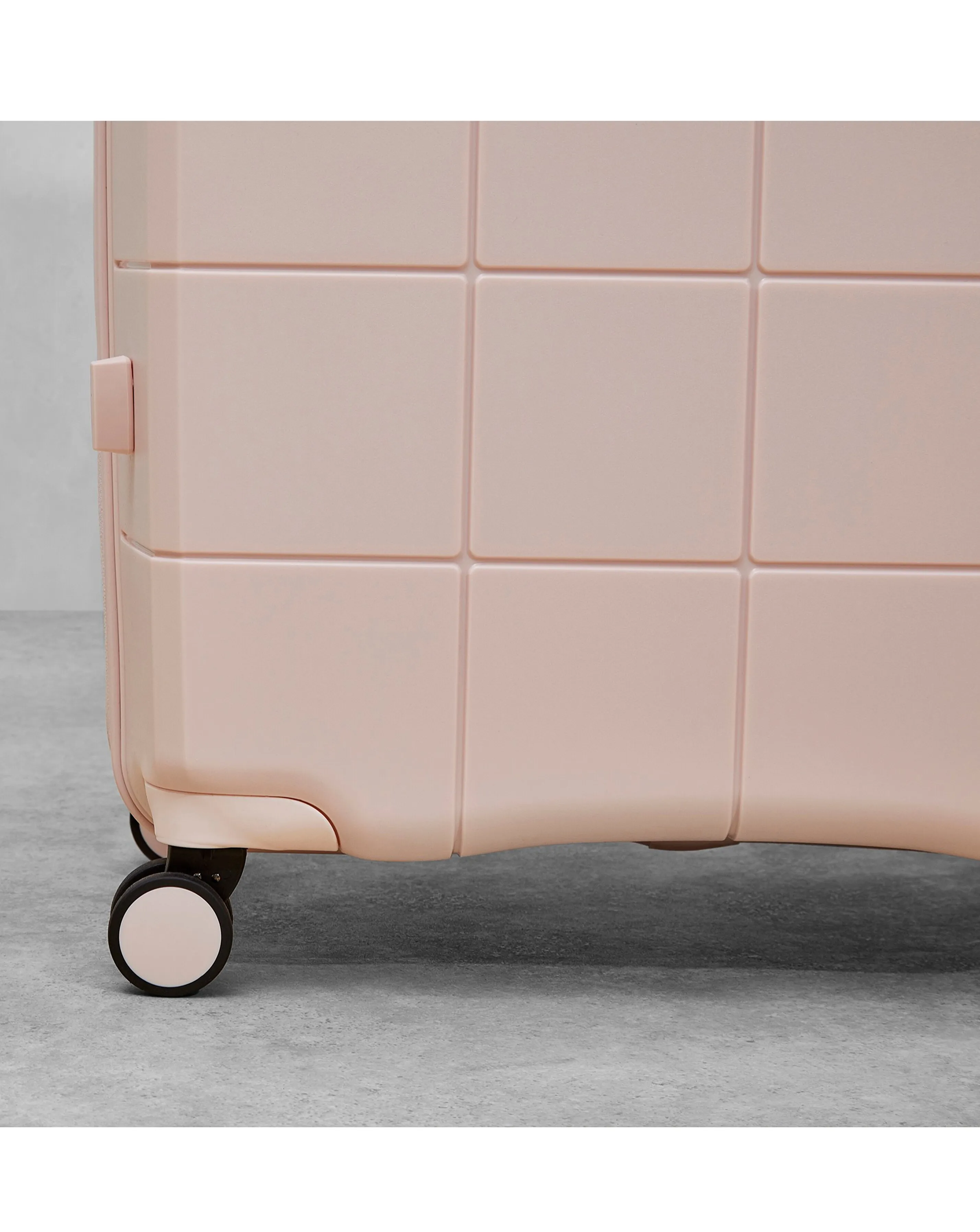 Rock Pixel Pastel Pink Medium Suitcase | Simply Be