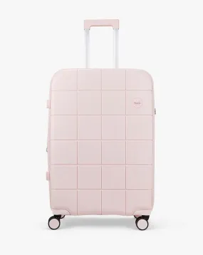 Rock Pixel Pastel Pink Medium Suitcase | Simply Be