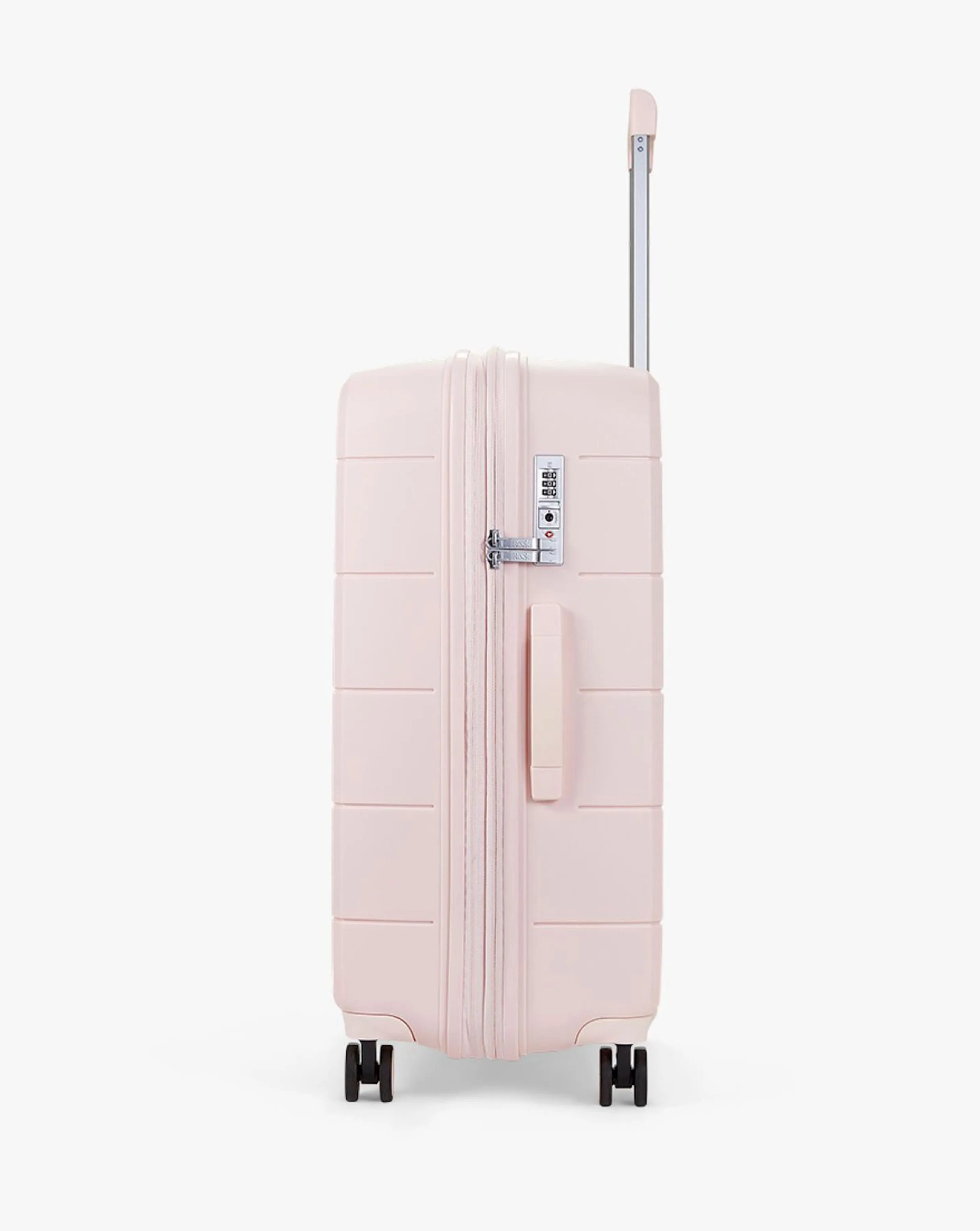 Rock Pixel Pastel Pink Medium Suitcase | Simply Be