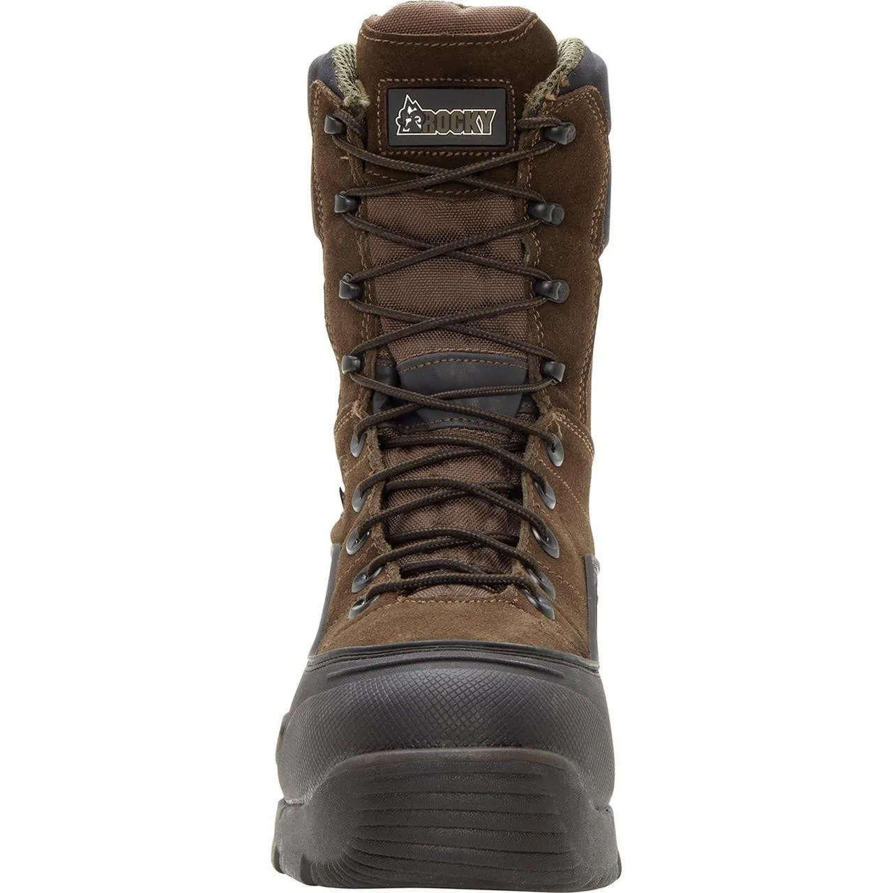 Rocky Blizzardstalker Pro Waterproof 1200 Gram Thinsulate Insulated Boot Brown Steel Toe