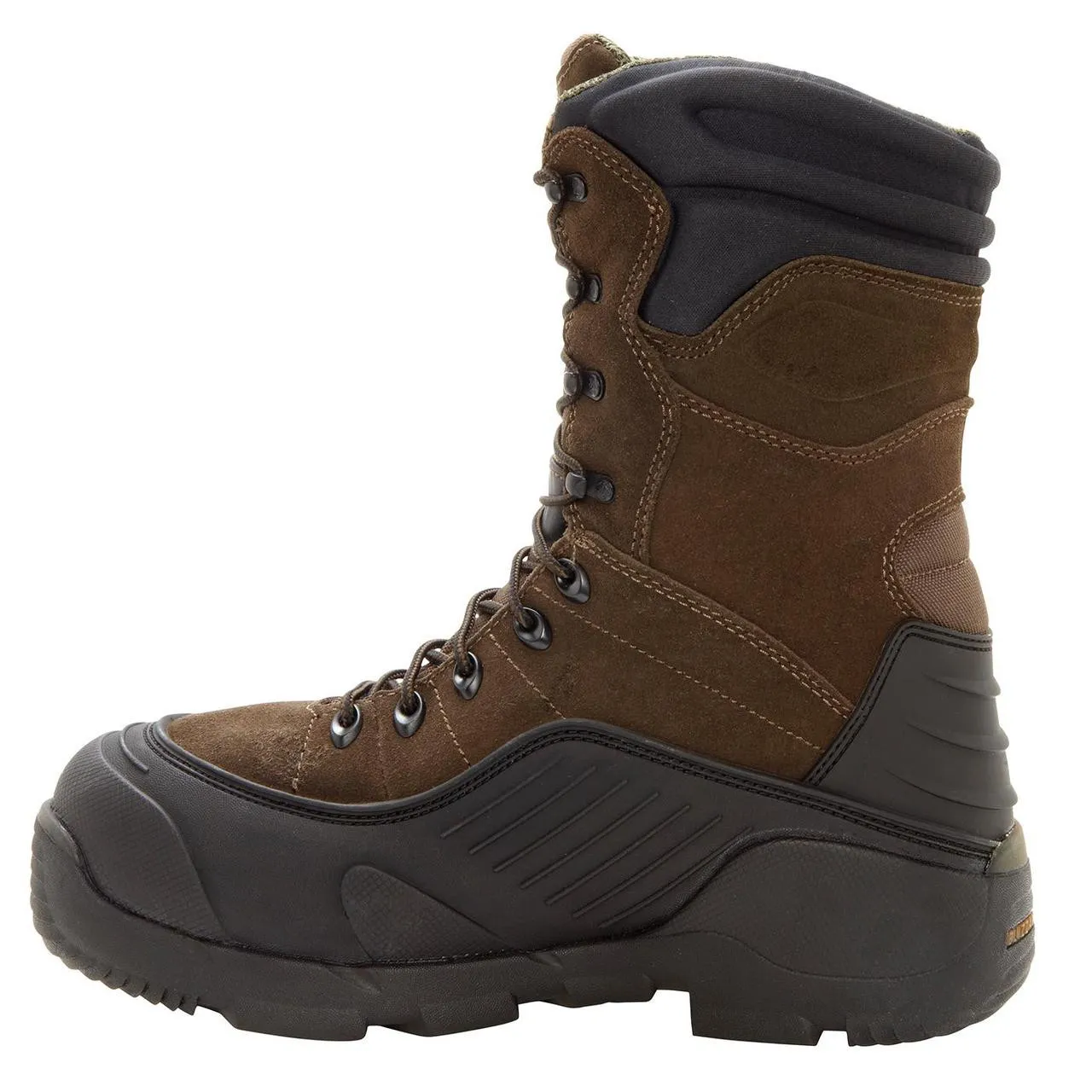 Rocky Blizzardstalker Pro Waterproof 1200 Gram Thinsulate Insulated Boot Brown Steel Toe