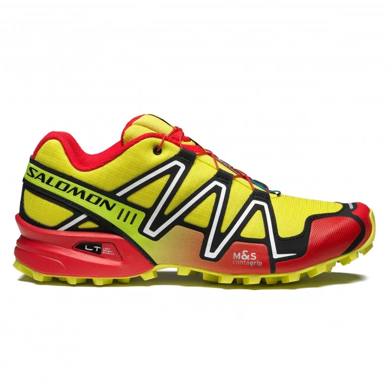 Salomon Speedcross 3 (Sulphur Spring/High Risk Red/Black)