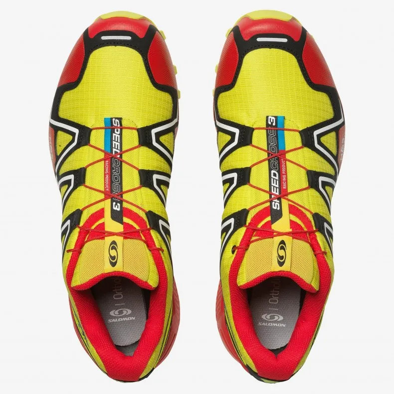 Salomon Speedcross 3 (Sulphur Spring/High Risk Red/Black)