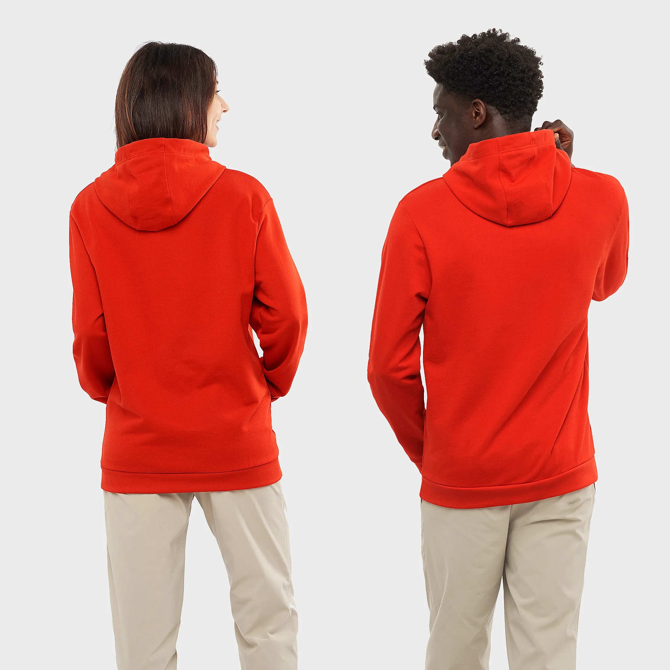 Salomon Unisex Outlife Logo Summer Hoodie Aura Orange | Buy Salomon Unisex Outlife Logo Summer Hoodie Aura Orange here | Outnort