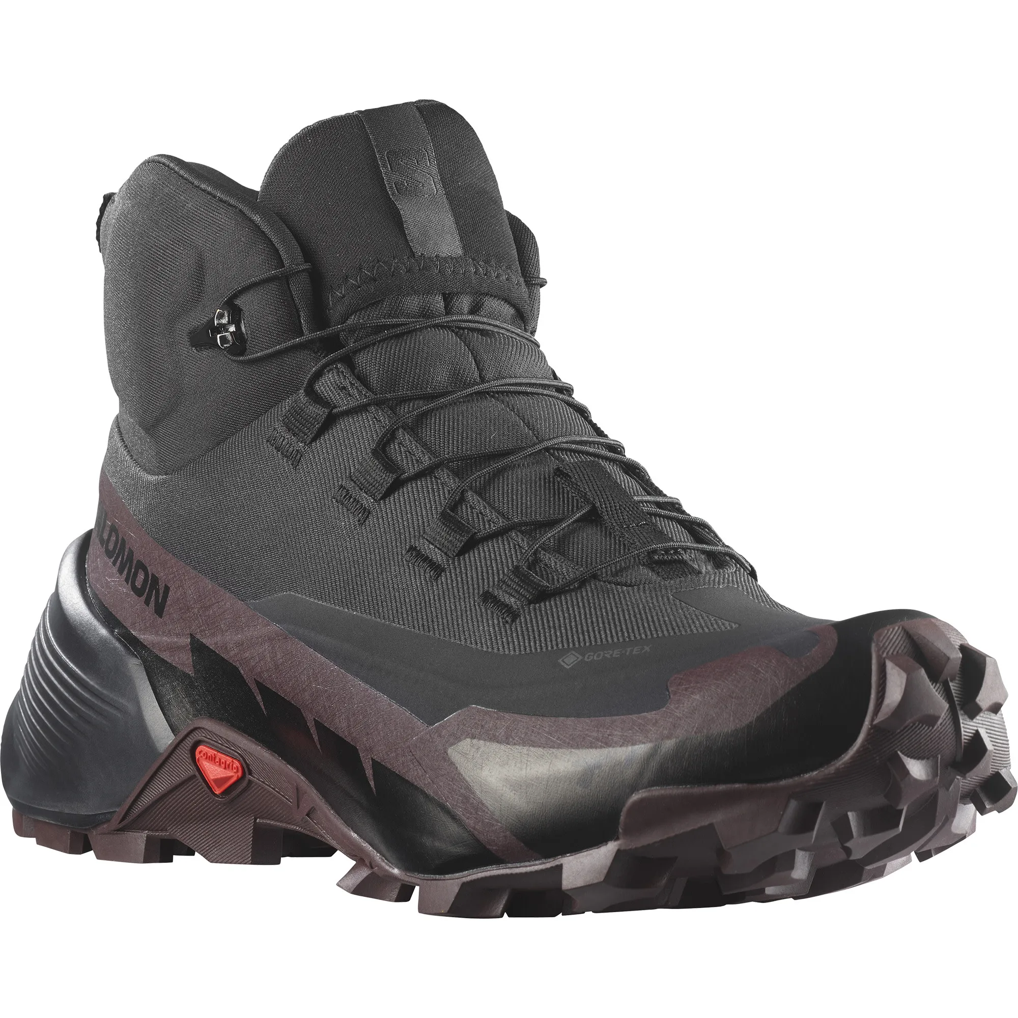 Salomon Women's Cross Hike Mid GORE-TEX 2 Black/Chocolate Plum/Black | Buy Salomon Women's Cross Hike Mid GORE-TEX 2 B