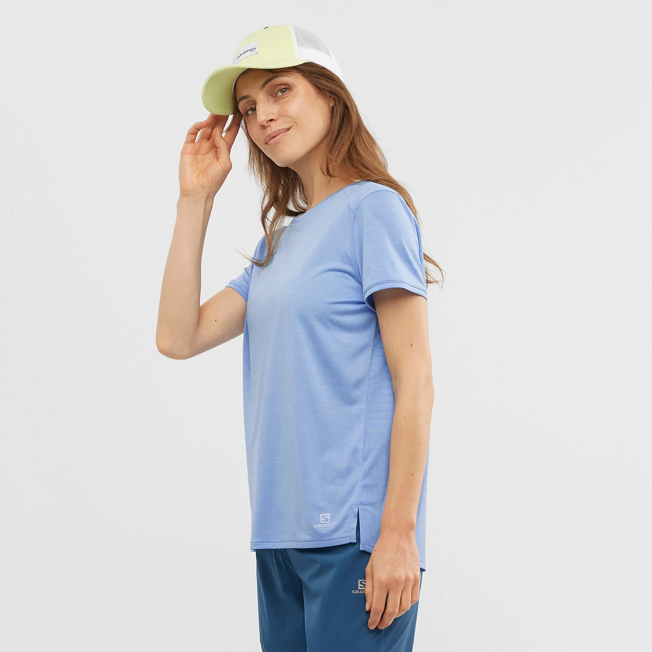 Salomon Women's Outline Summer Tee Provence | Buy Salomon Women's Outline Summer Tee Provence here | Outnorth