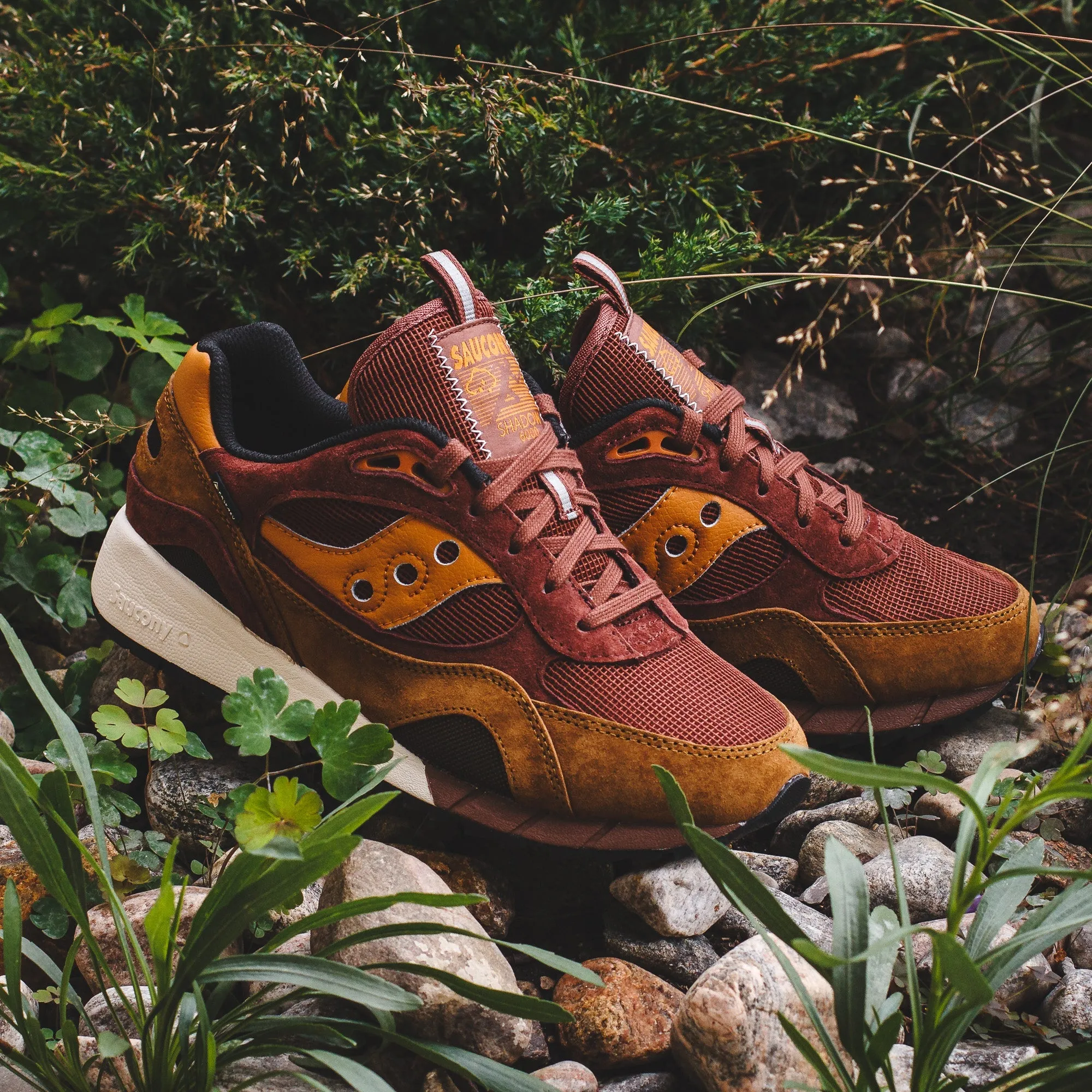 Saucony Men Shadow 6000 Brown Gore-Tex S70786-1