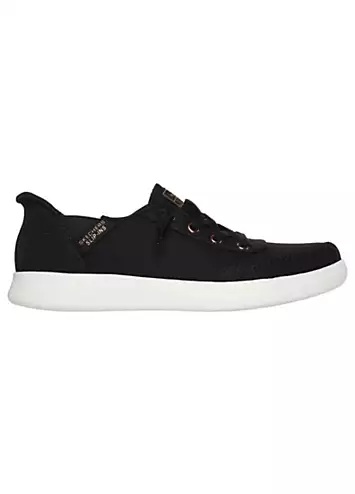 Skechers Black Slip-ins BOBS Skip Cute B Cute Sweet Trainers | Kaleidoscope