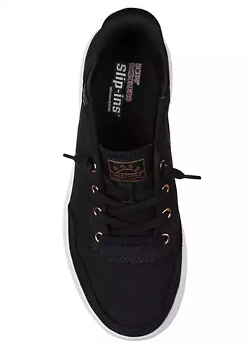 Skechers Black Slip-ins BOBS Skip Cute B Cute Sweet Trainers | Kaleidoscope