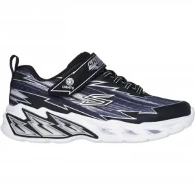 Skechers Light Storm 2.0 - Bolt-Brights | Black/Grey | Boy's Lightning Themed Light-up Trainers