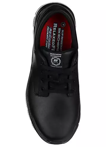 Skechers Work Mens Black Flex Advantage Fourche SR Slip Resistant Trainers | Grattan