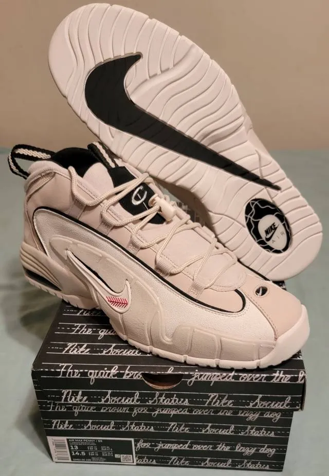 Social status x nike air max penny 1 recess desert sand