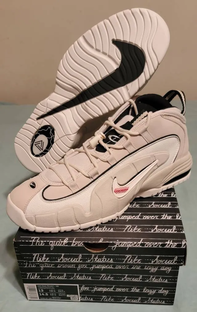 Social status x nike air max penny 1 recess desert sand