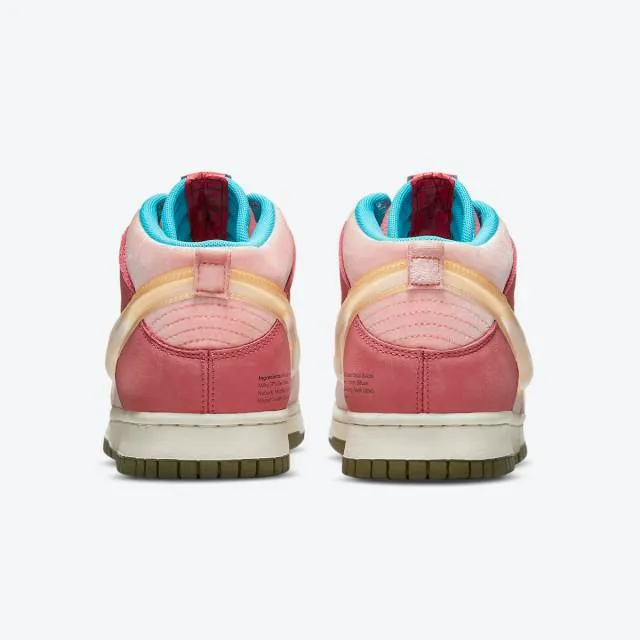 Social status x nike dunk mid (strawberry milk/ light soft pink/