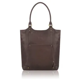 Solo Executive 16 Leather Laptop Bucket Tote  