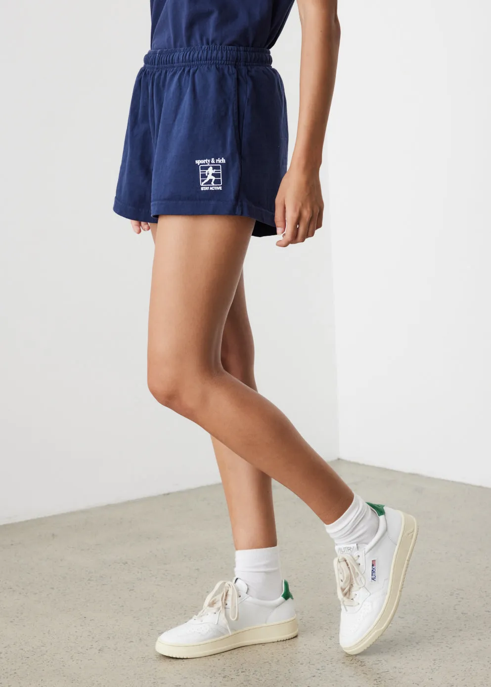 Sporty and Rich -  Jogger Disco Shorts - Shorts