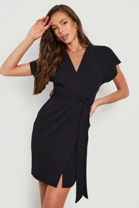 Structured Wrap Dress