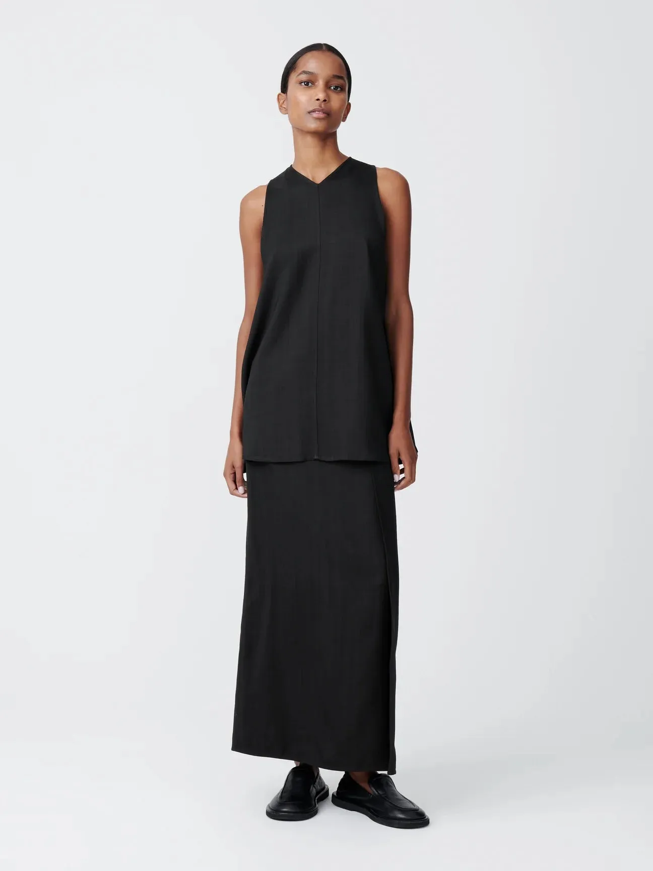 Studio NicholsonBlack Forres Sleeveless Top