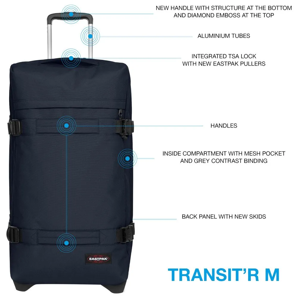 Suitcase Eastpak ---Transit'R M 78L Ultra Marine