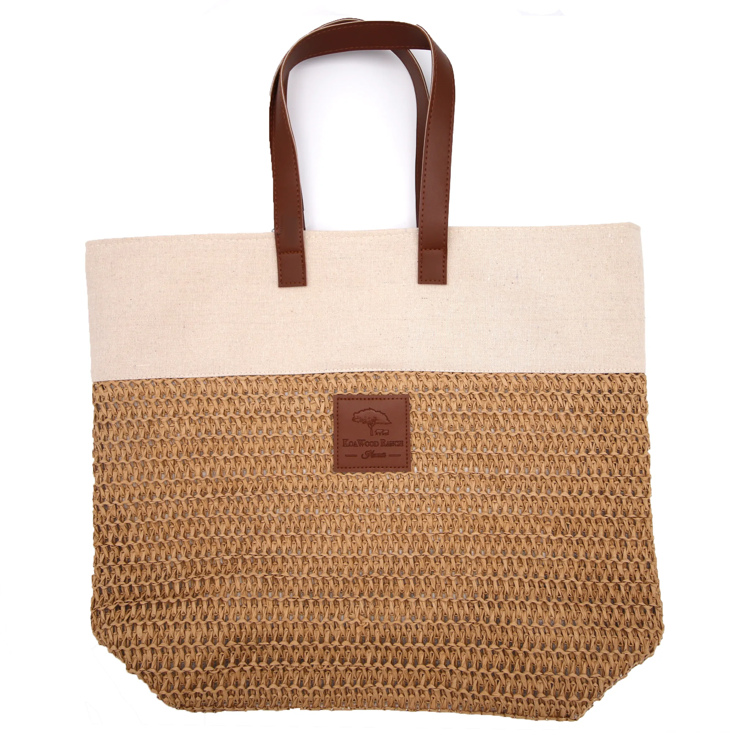 Summer Raffia Tote - KoaWood Ranch