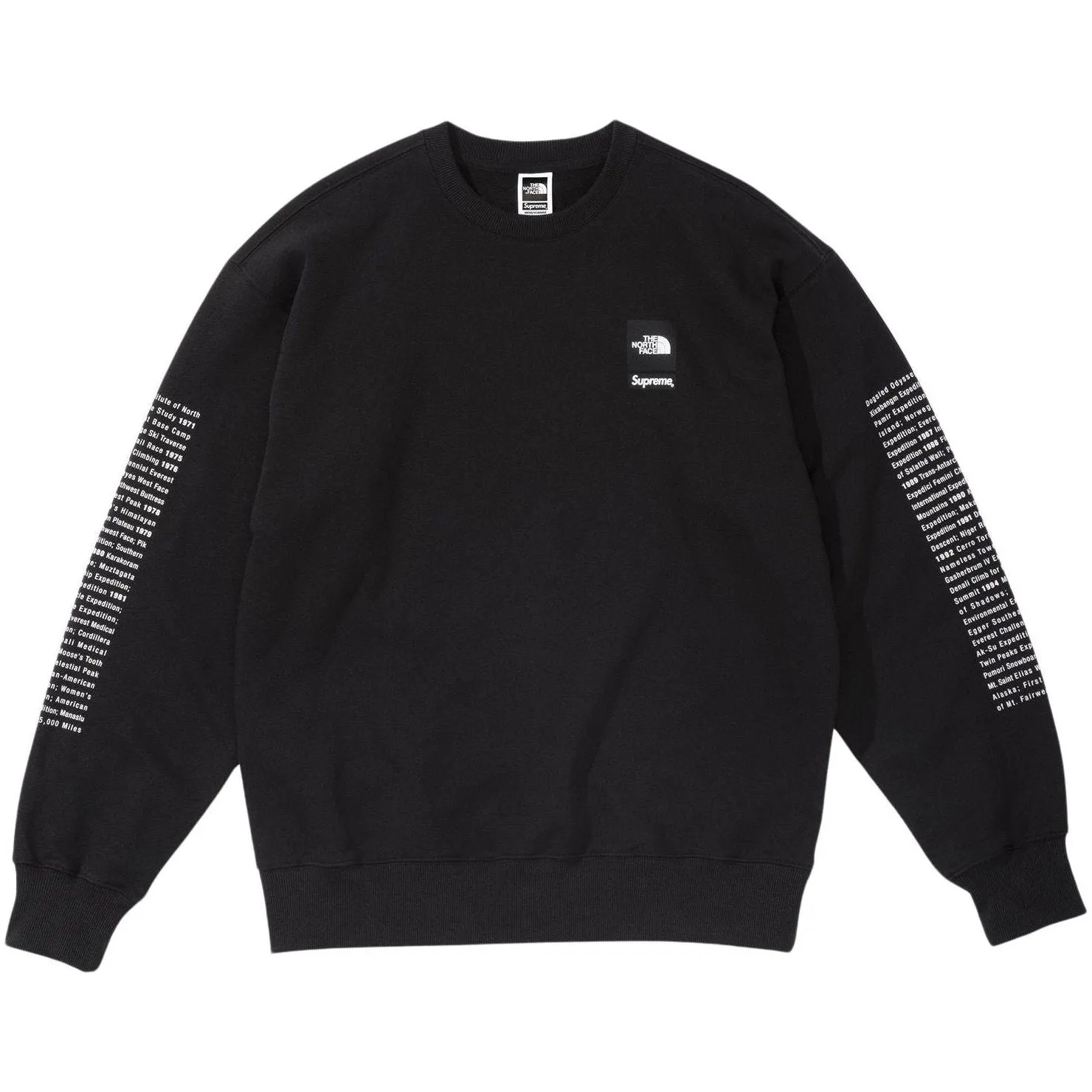 Supreme The North Face Crewneck Black