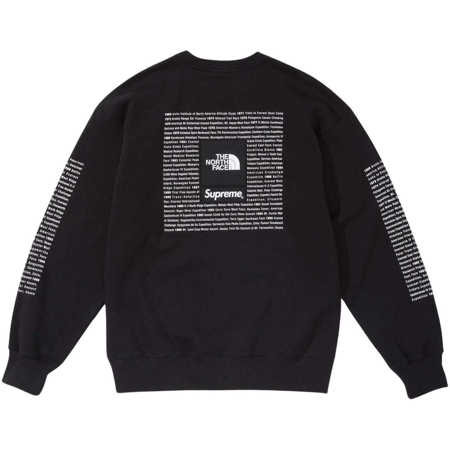 Supreme The North Face Crewneck Black