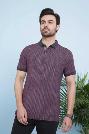 T SHIRT POLO MAROON