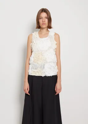 Tape Embroidery Cupra Sleeveless Top