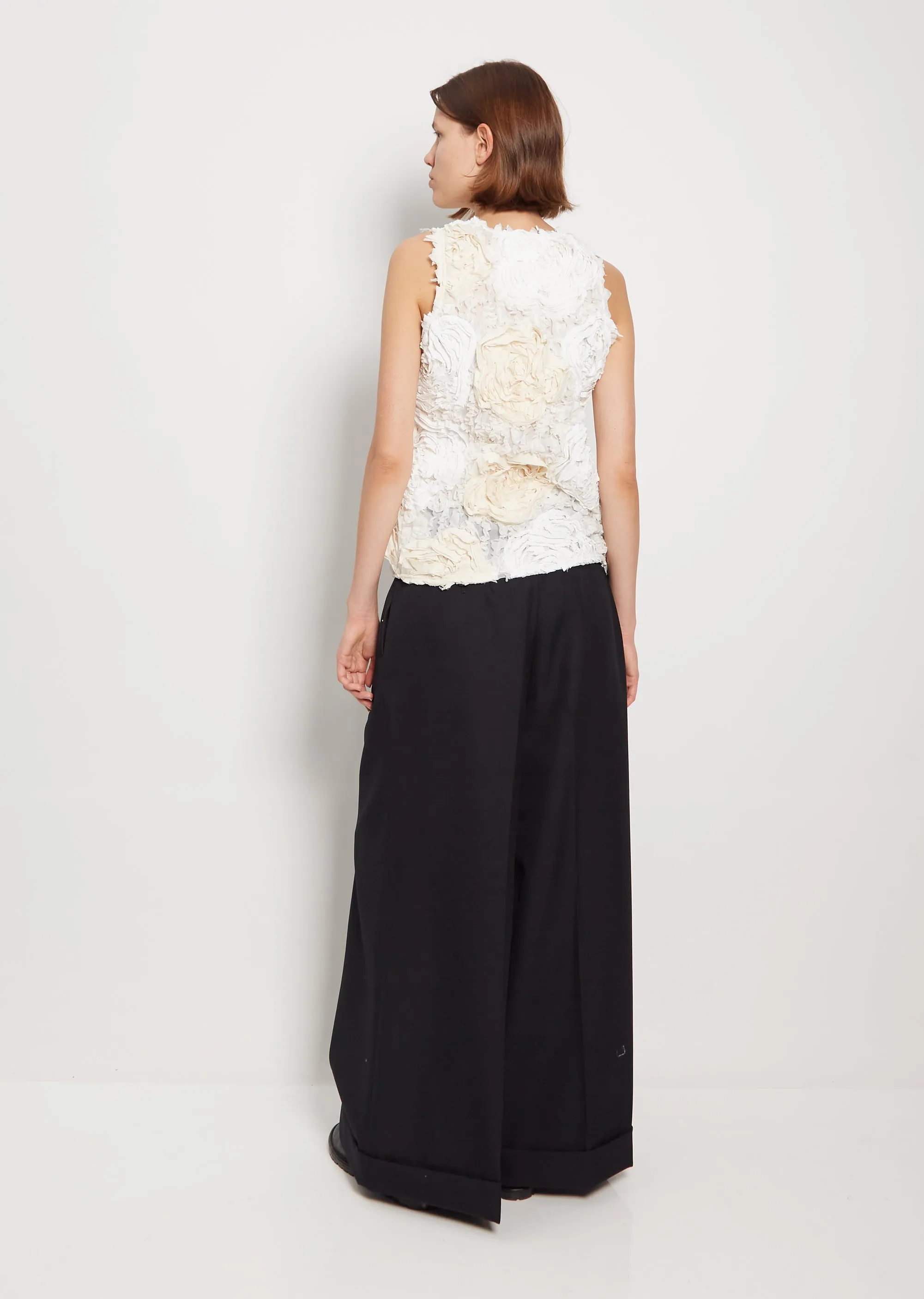 Tape Embroidery Cupra Sleeveless Top