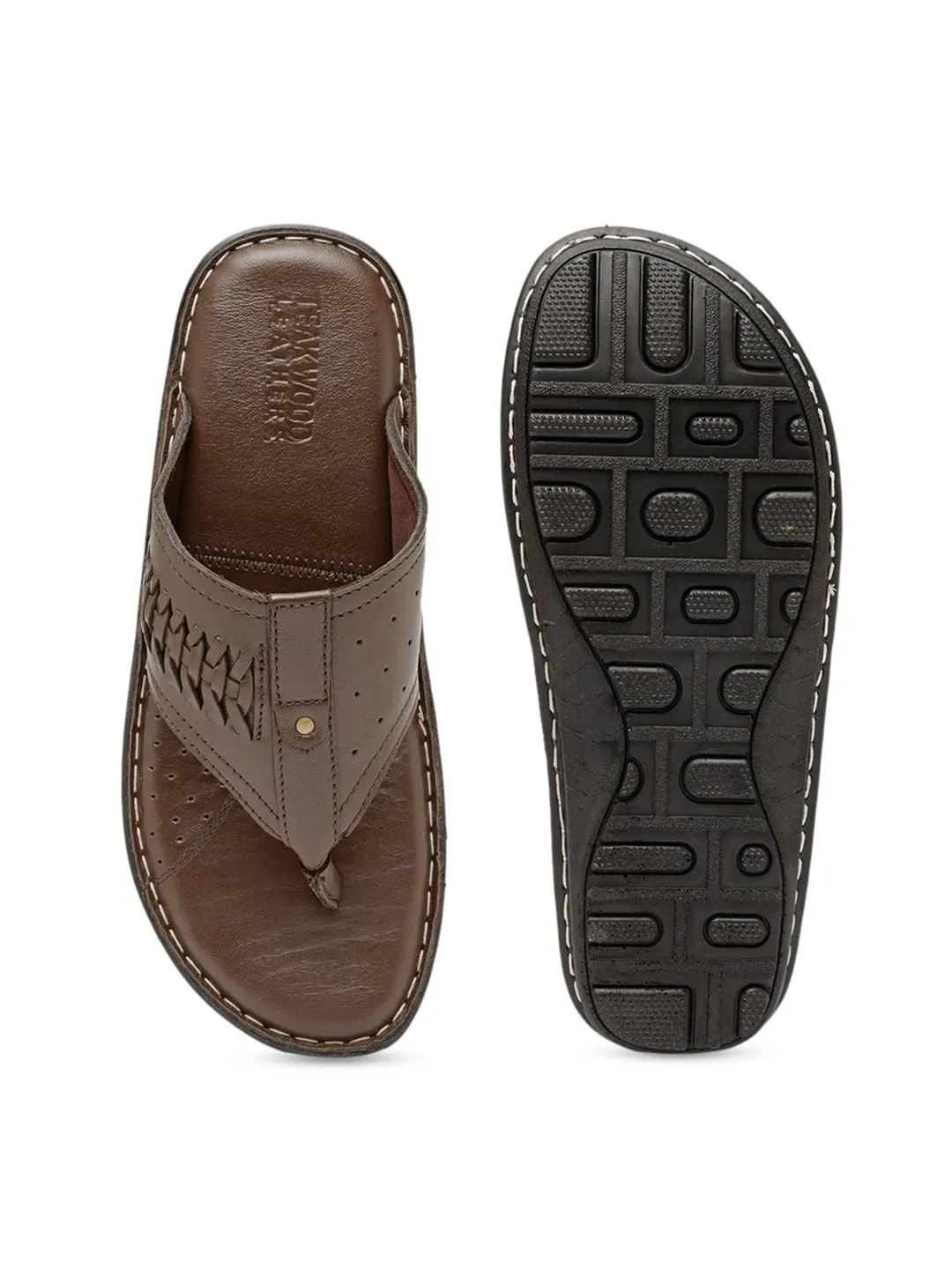 Teakwood Brown Daily Wear Sandals