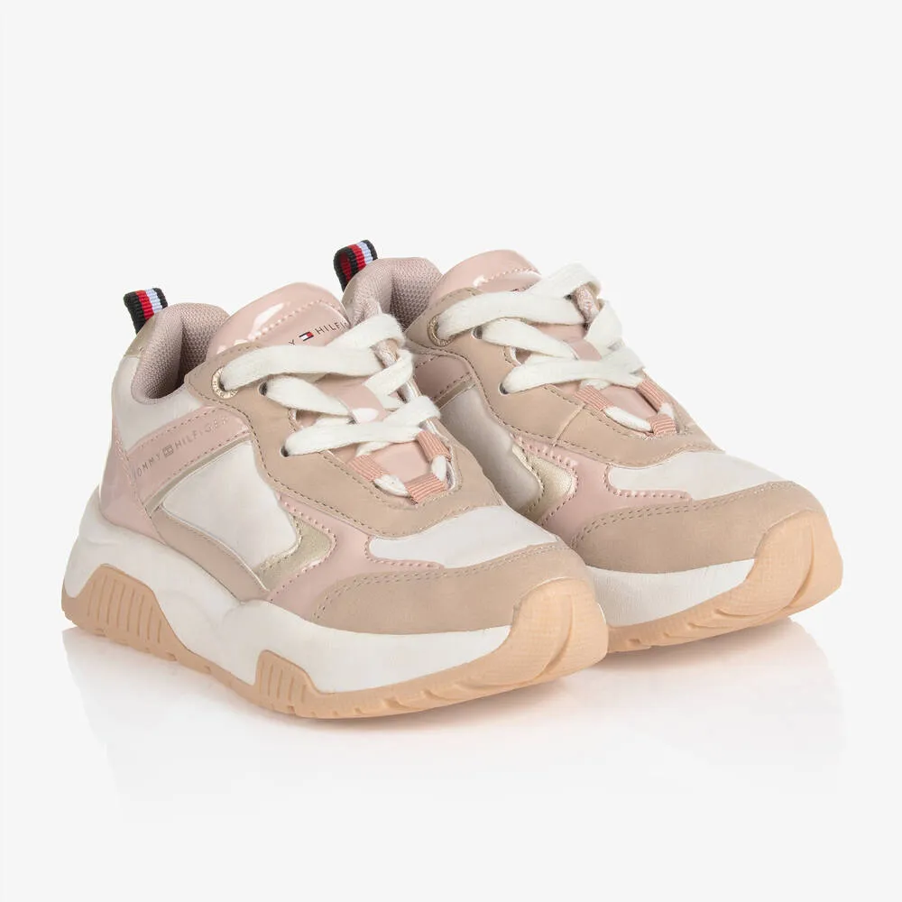 Teen Girls Beige Trainers