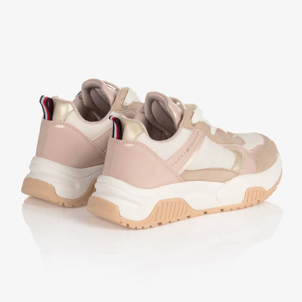 Teen Girls Beige Trainers