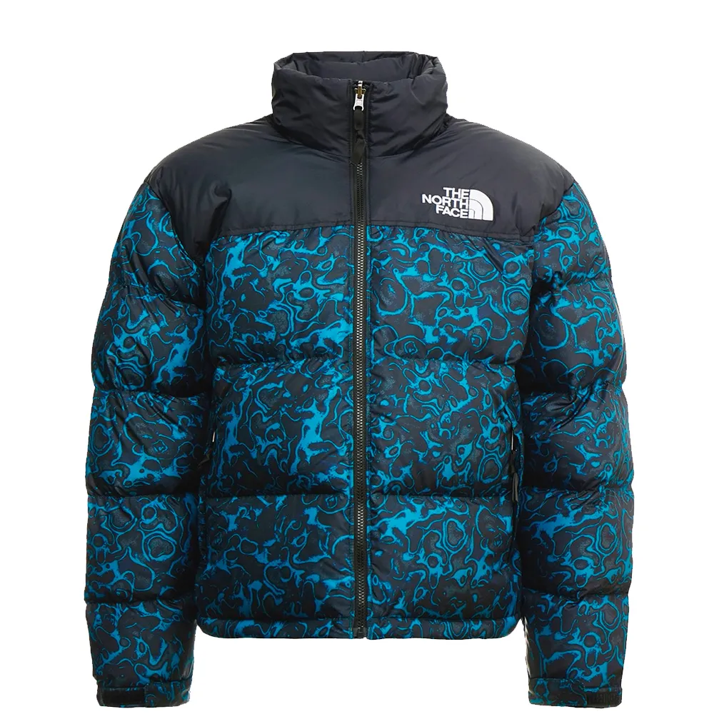 The North Face 1996 RETRO NUPTSE JACKET Blu Coral 1994 RAGE PRINT