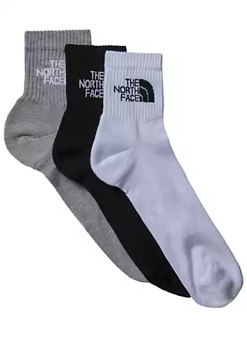 The North Face Pack of 3 Multi-Sport Cushion Quarter Socks