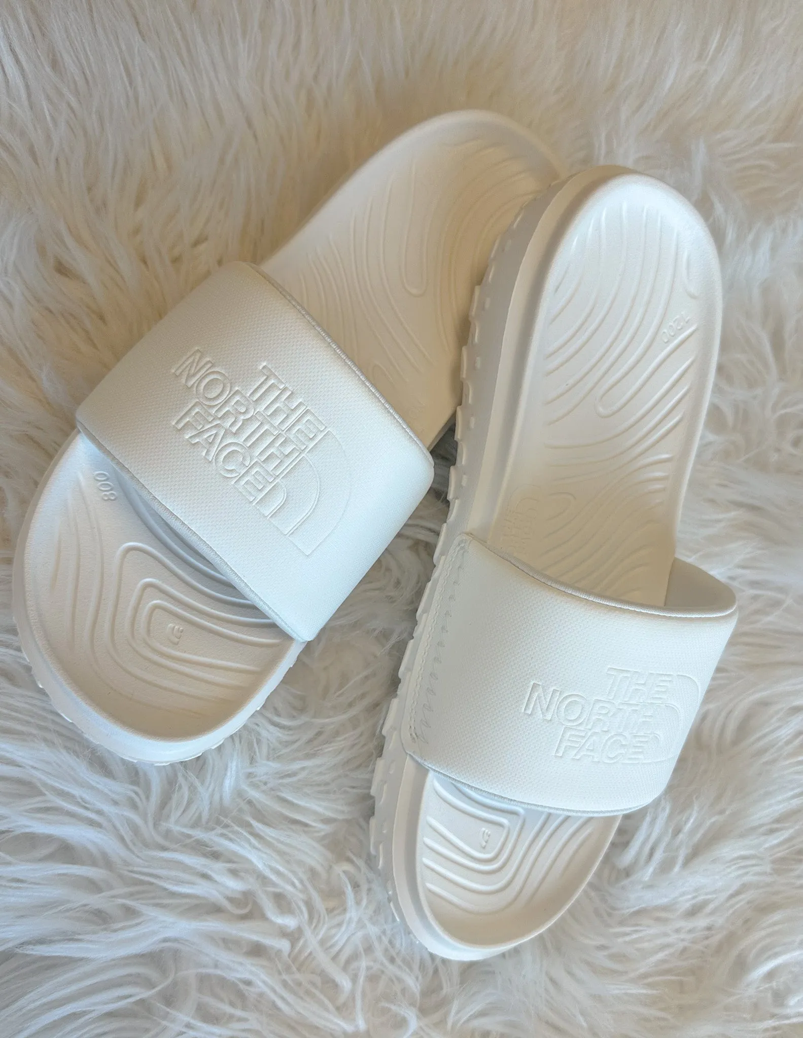 The North Face Women's Never Stop Cush Slide White Dune