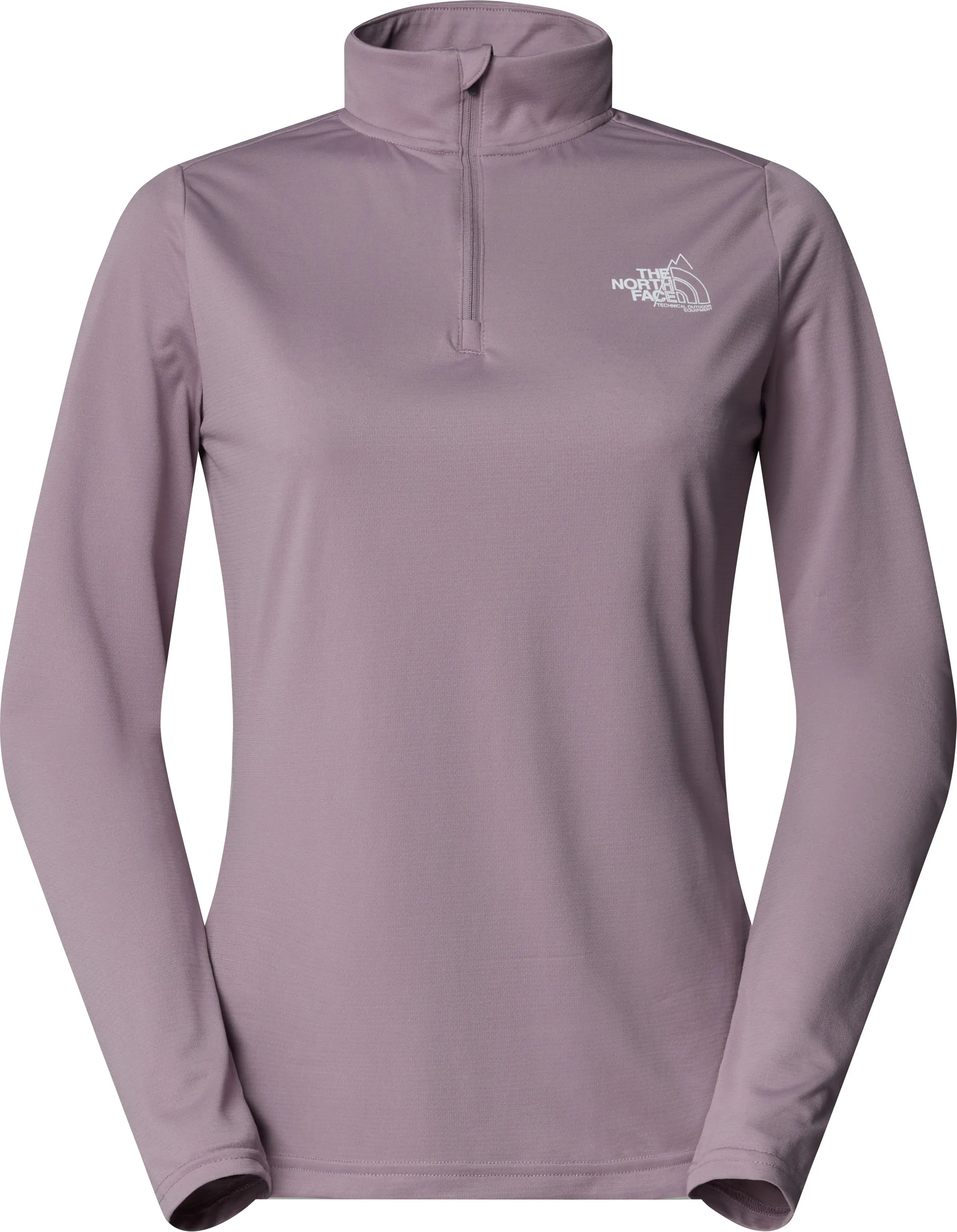 The North Face Women's Flex 1/4 Zip Graphic 1 Purple Chalk | Buy The North Face Women's Flex 1/4 Zip Graphic 1 Purple 