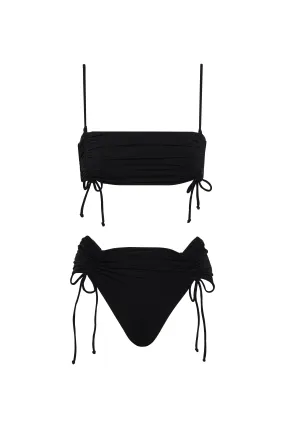 Top De Bikini Clarisa Black & Bottom De Bikini Clari Black