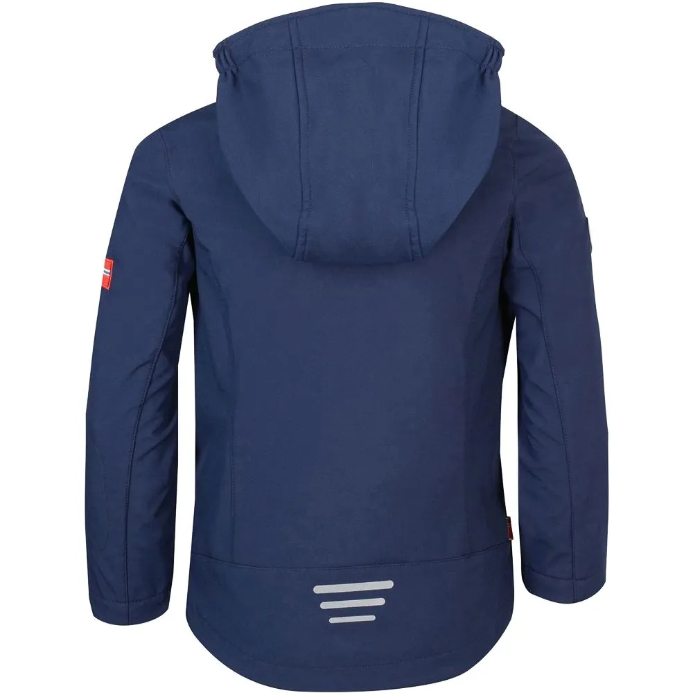 Trollkids - Oslofjord Softshell Jacket Kids navy light green