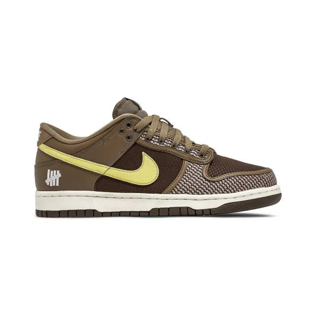 Undefeated x nike dunk low sp (canteen/ lemon frost/ dark brown/