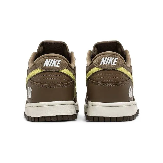 Undefeated x nike dunk low sp (canteen/ lemon frost/ dark brown/